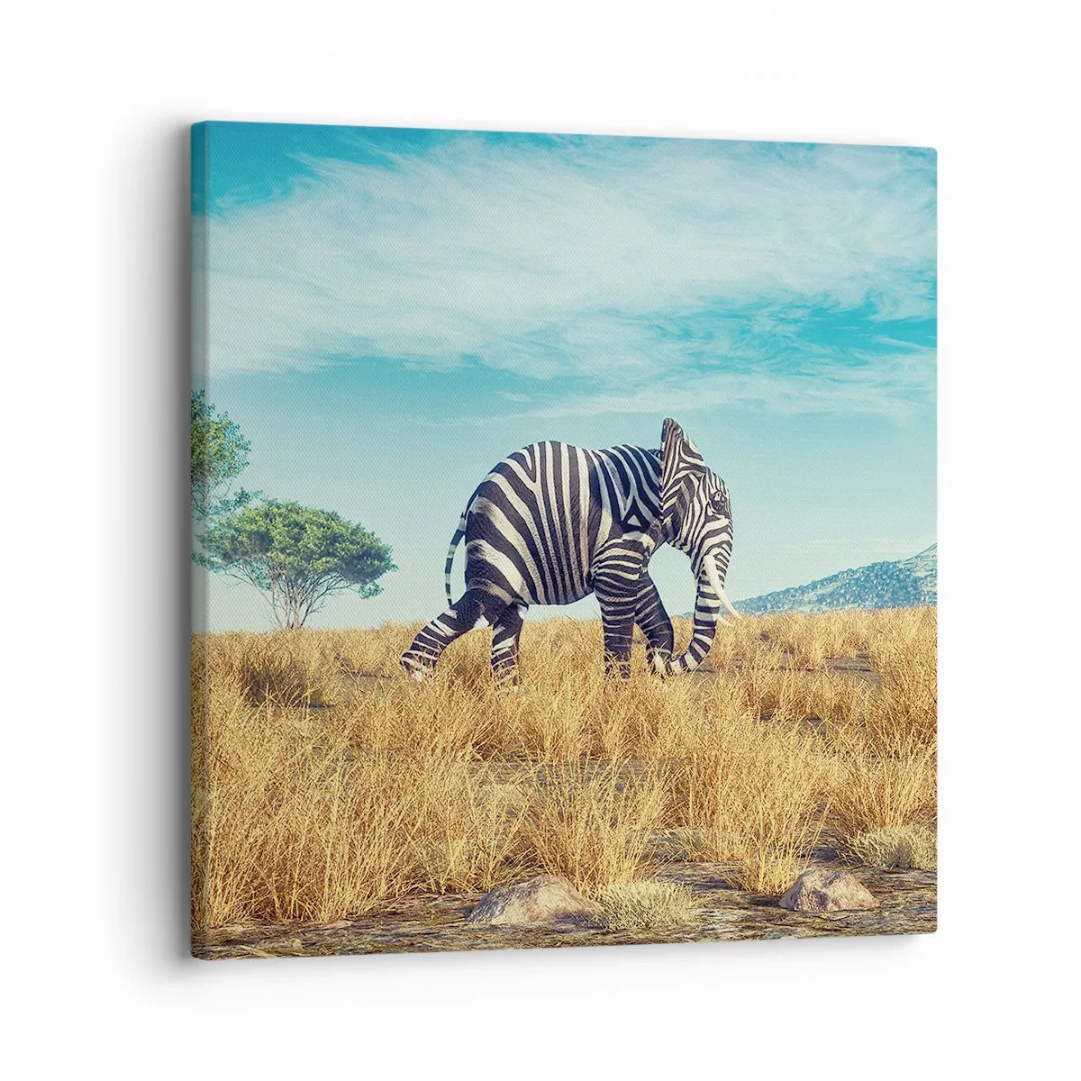 Quadro em tela - Cinza não está mais na moda - 30x30 cm