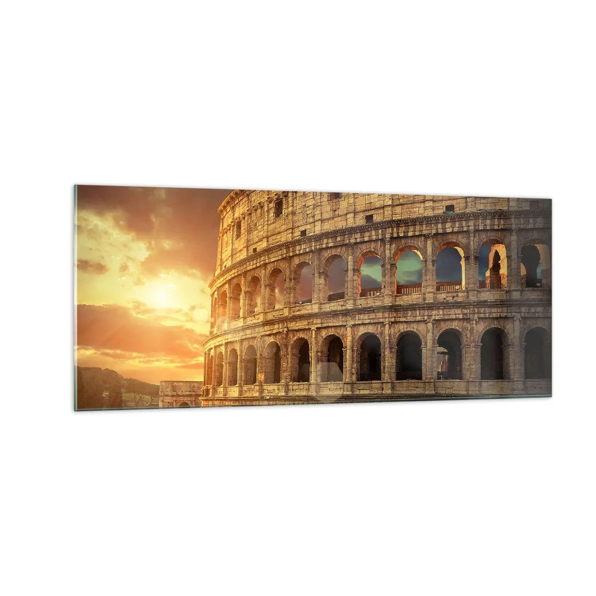 Quadro em vidro - Monumento colossal - 100x40 cm