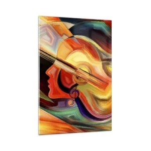 Quadro em vidro - Está tudo bem - 80x120 cm