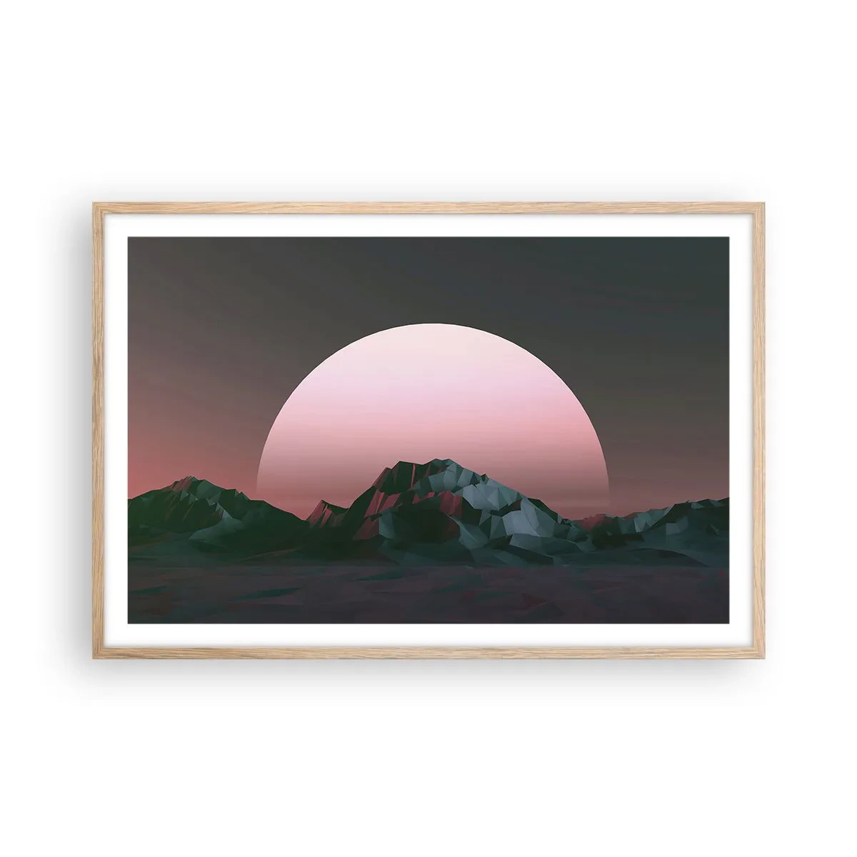 Pôster com moldura de carvalho claro - Numa galáxia vizinha - 91x61 cm