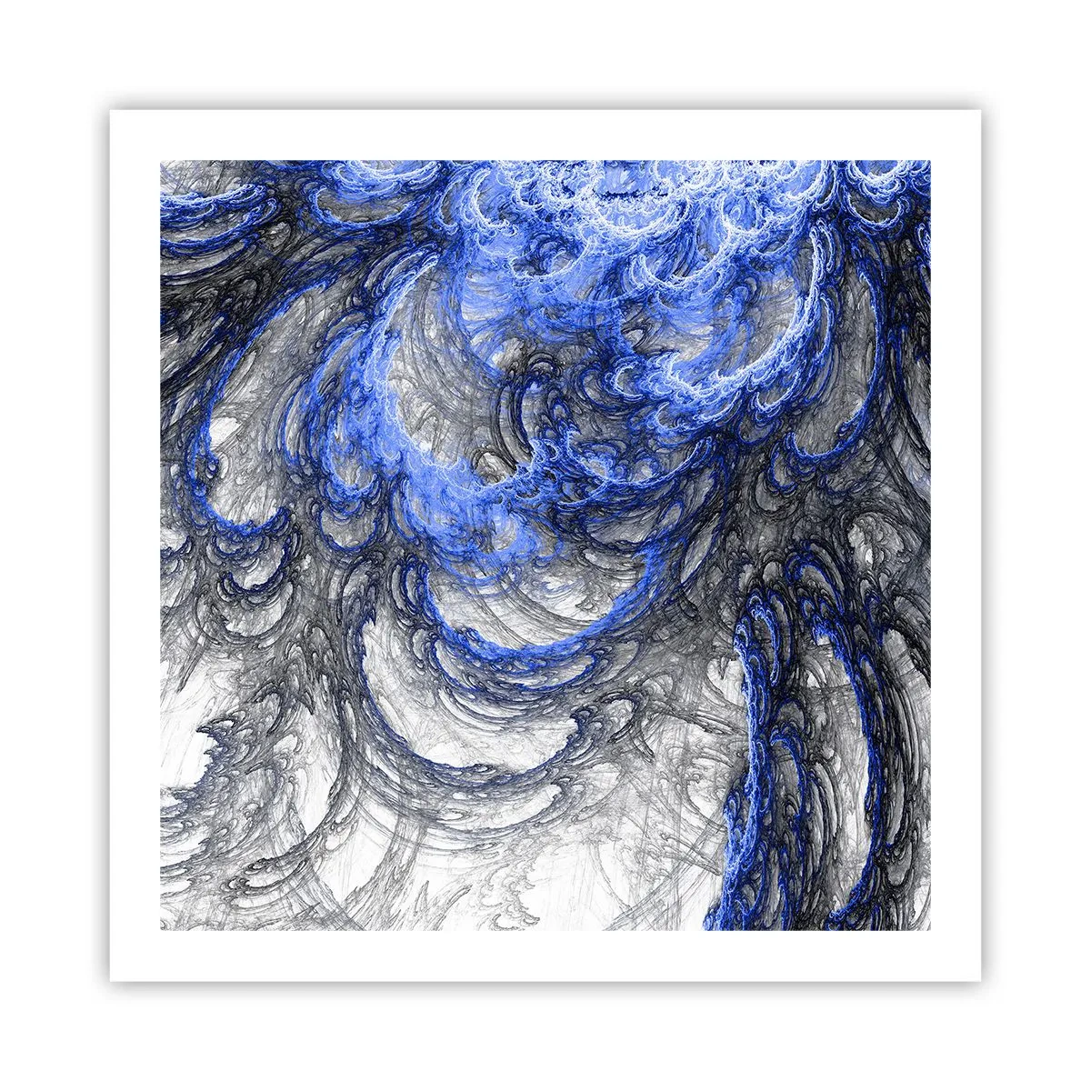 Pôster - O nascimento de uma onda - 60x60 cm