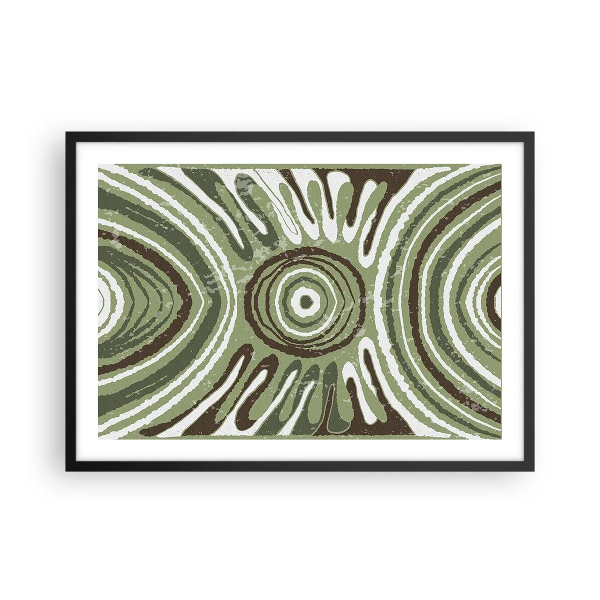 Pôster com moldura preta - Uma explosão de emoções - 70x50 cm