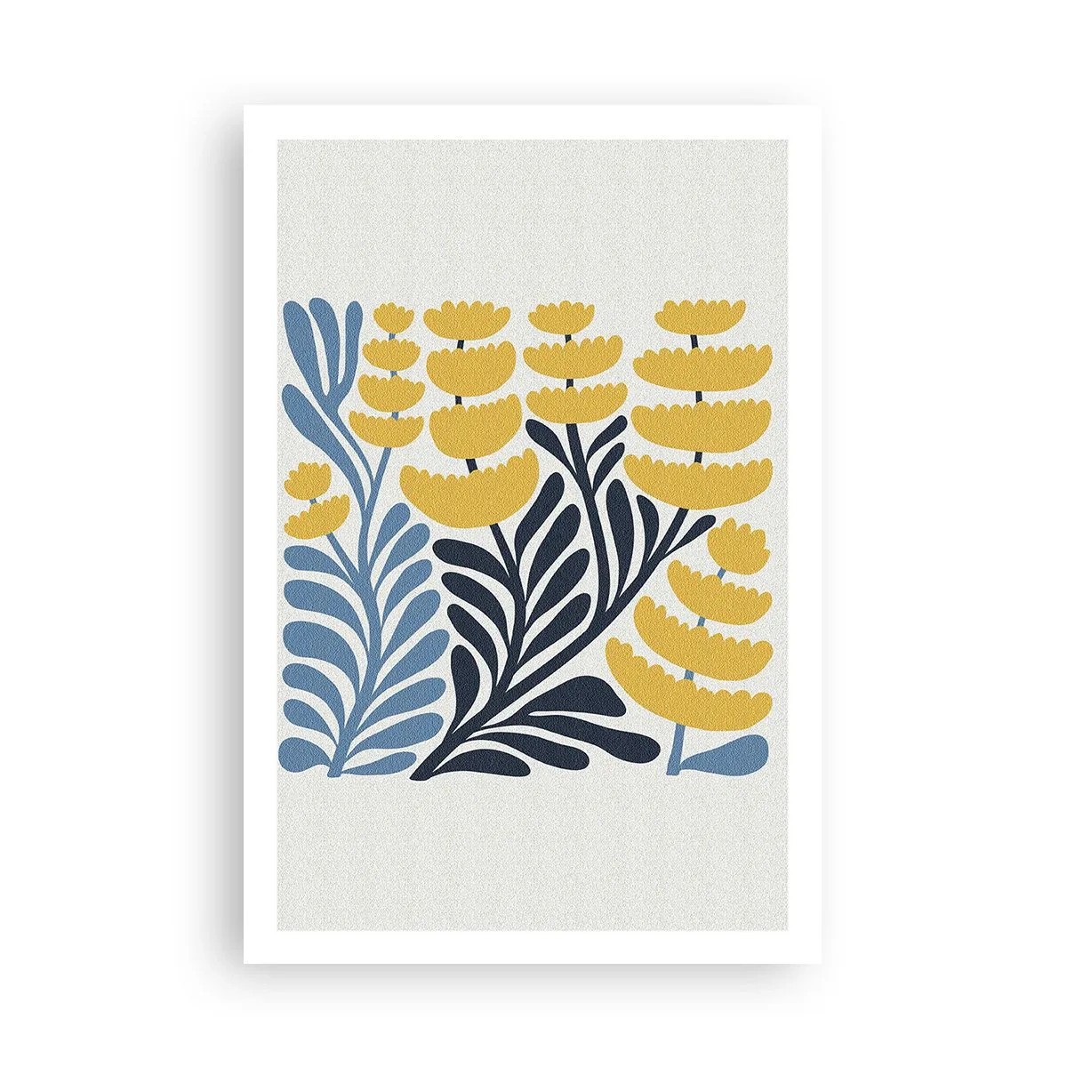 Pôster - Canteiro de flores ensolarado - 61x91 cm