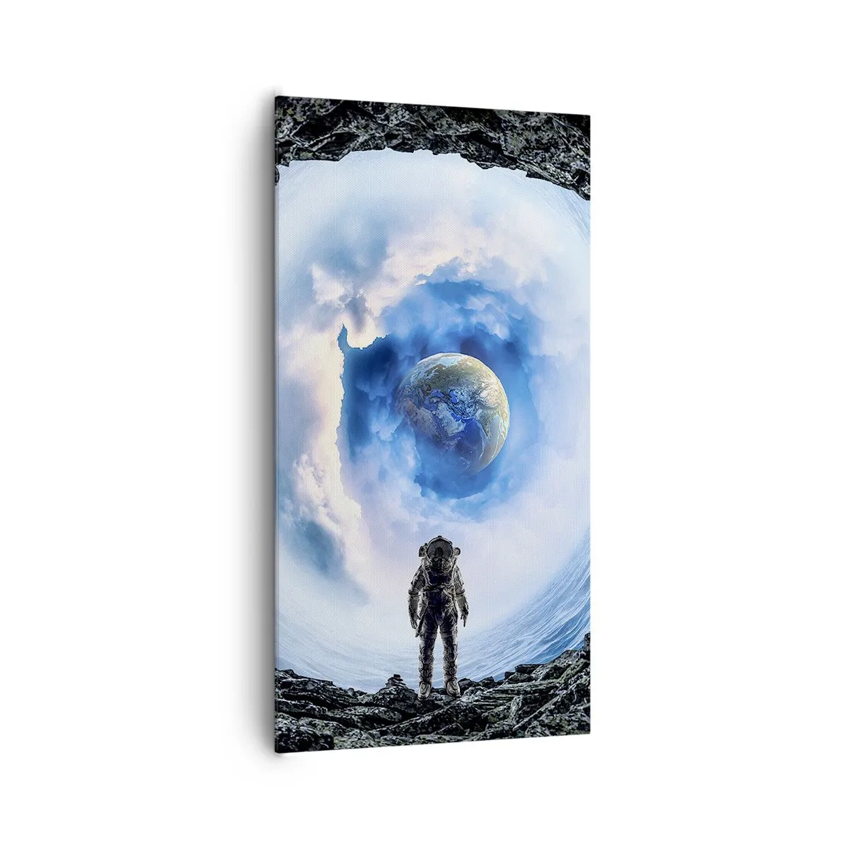 Quadro em tela - Não muito longe de casa - 65x120 cm