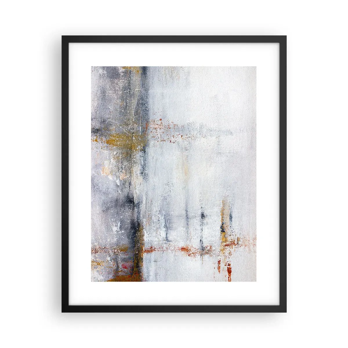 Pôster com moldura preta - Atrás da cortina de ar - 40x50 cm