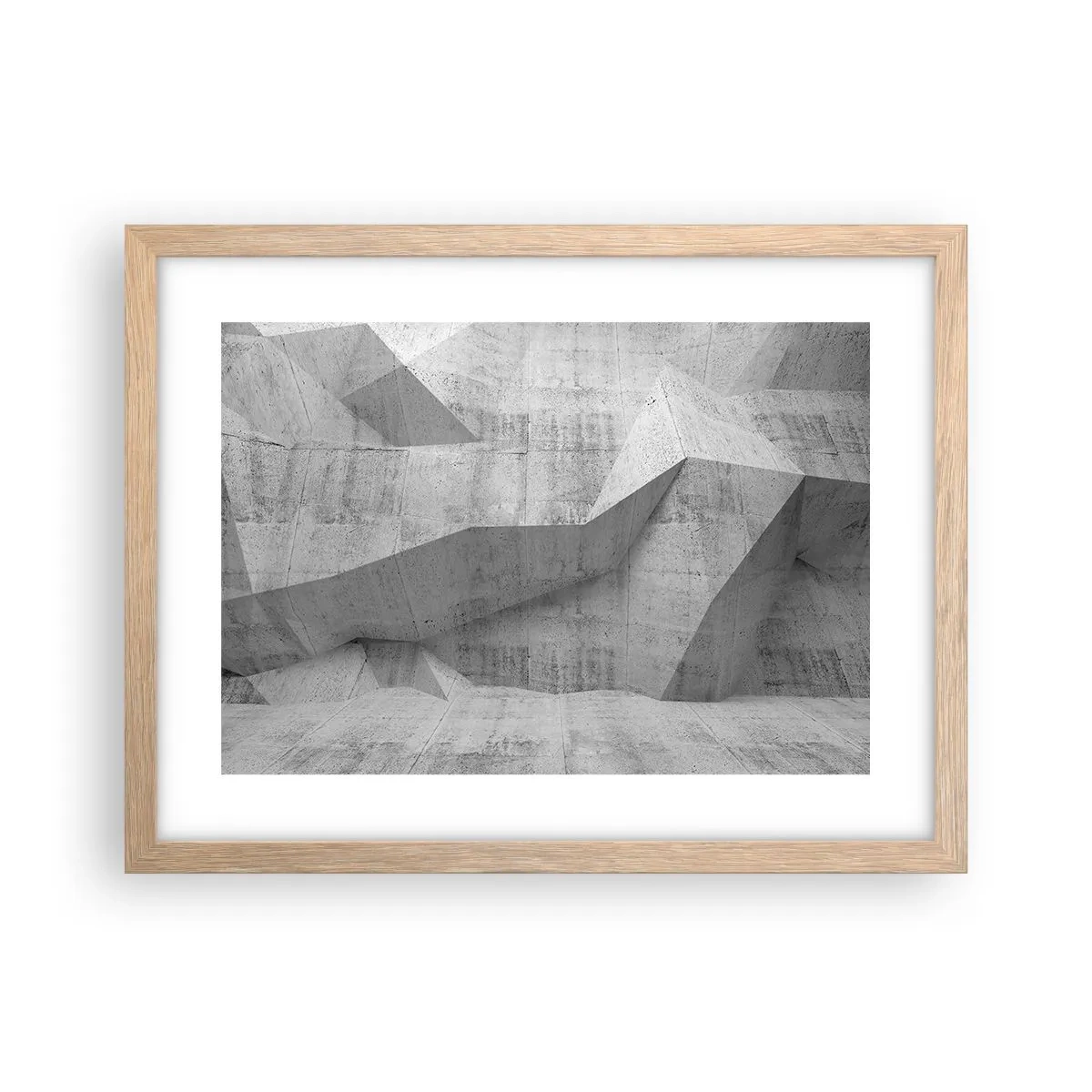 Pôster com moldura de carvalho claro - Um verdadeiro desafio - 40x30 cm