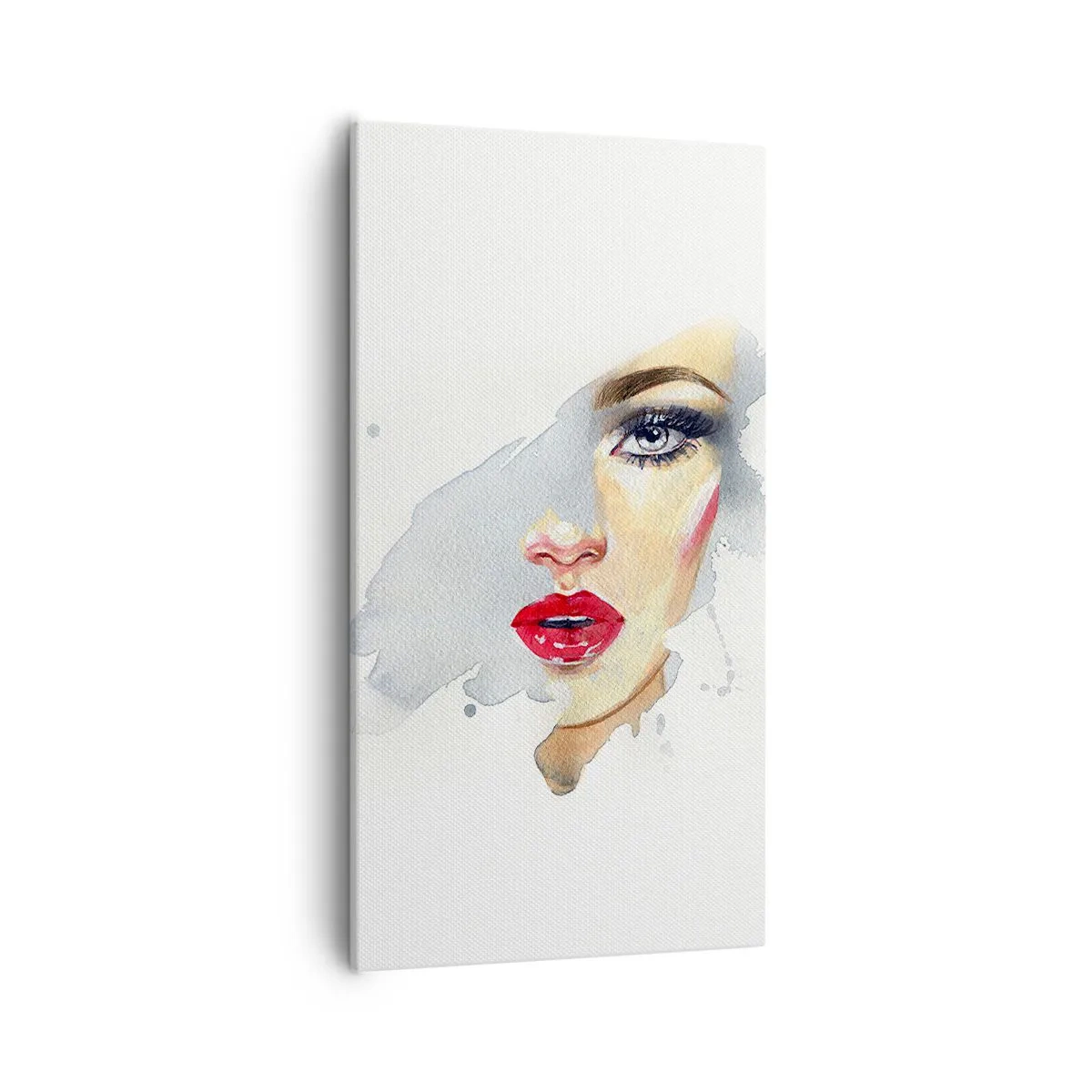 Quadro em tela - Reflexão numa gota de água - 55x100 cm