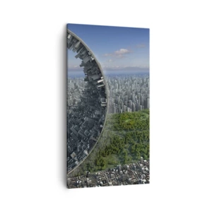 Quadro em tela - A natureza é eterna - 45x80 cm