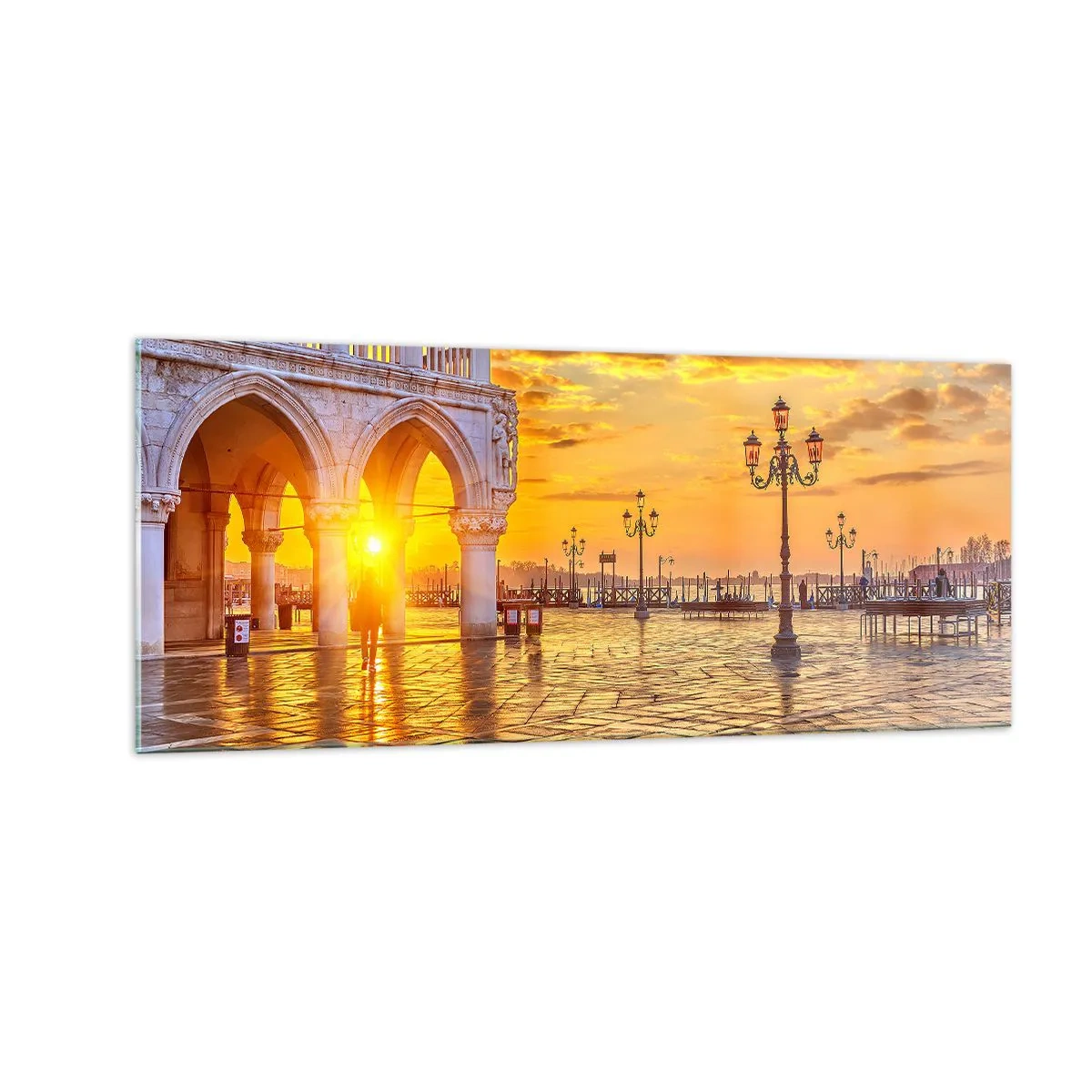 Quadro em vidro - Onde está todo mundo? - 100x40 cm