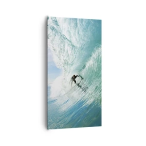 Quadro em tela - Na crista da onda - 65x120 cm
