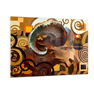 Quadro em vidro - Magia - religiões - rituais - 120x80 cm