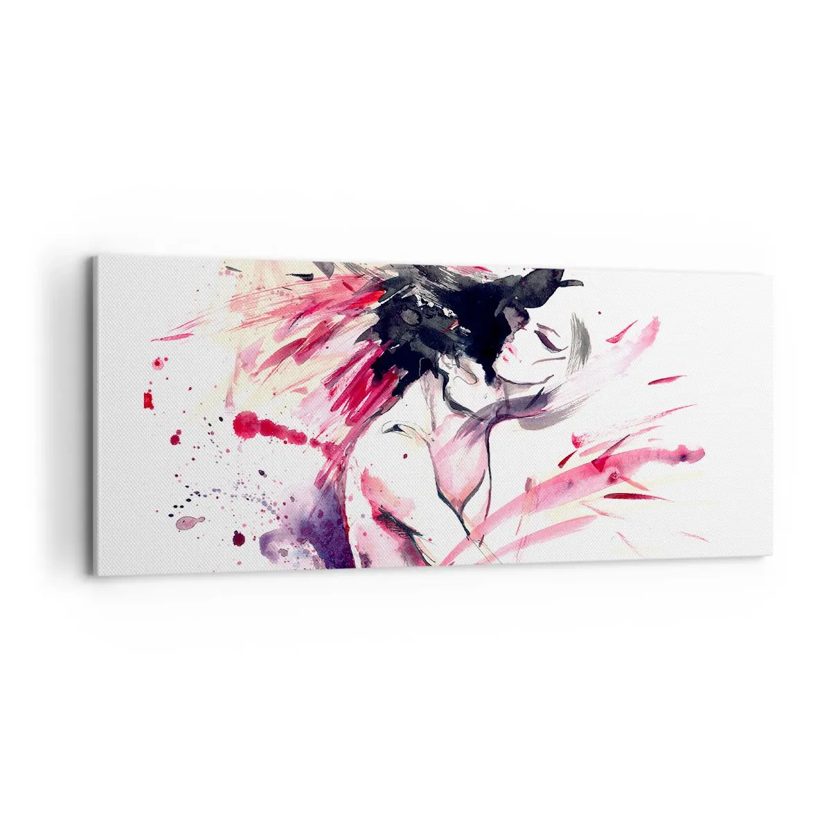 Quadro em tela - Realização amorosa - 100x40 cm