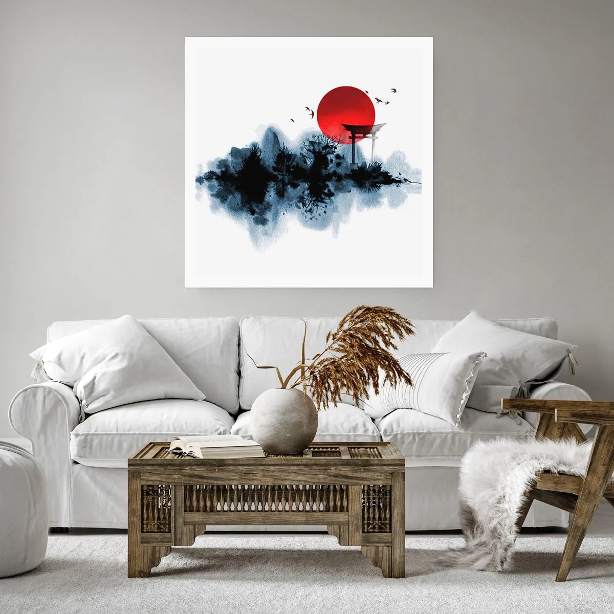 Pôster - Vista japonesa - 50x50 cm