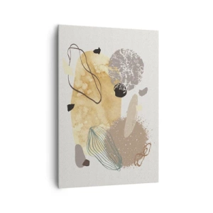 Quadro em tela - Plumcologia aplicada - 70x100 cm