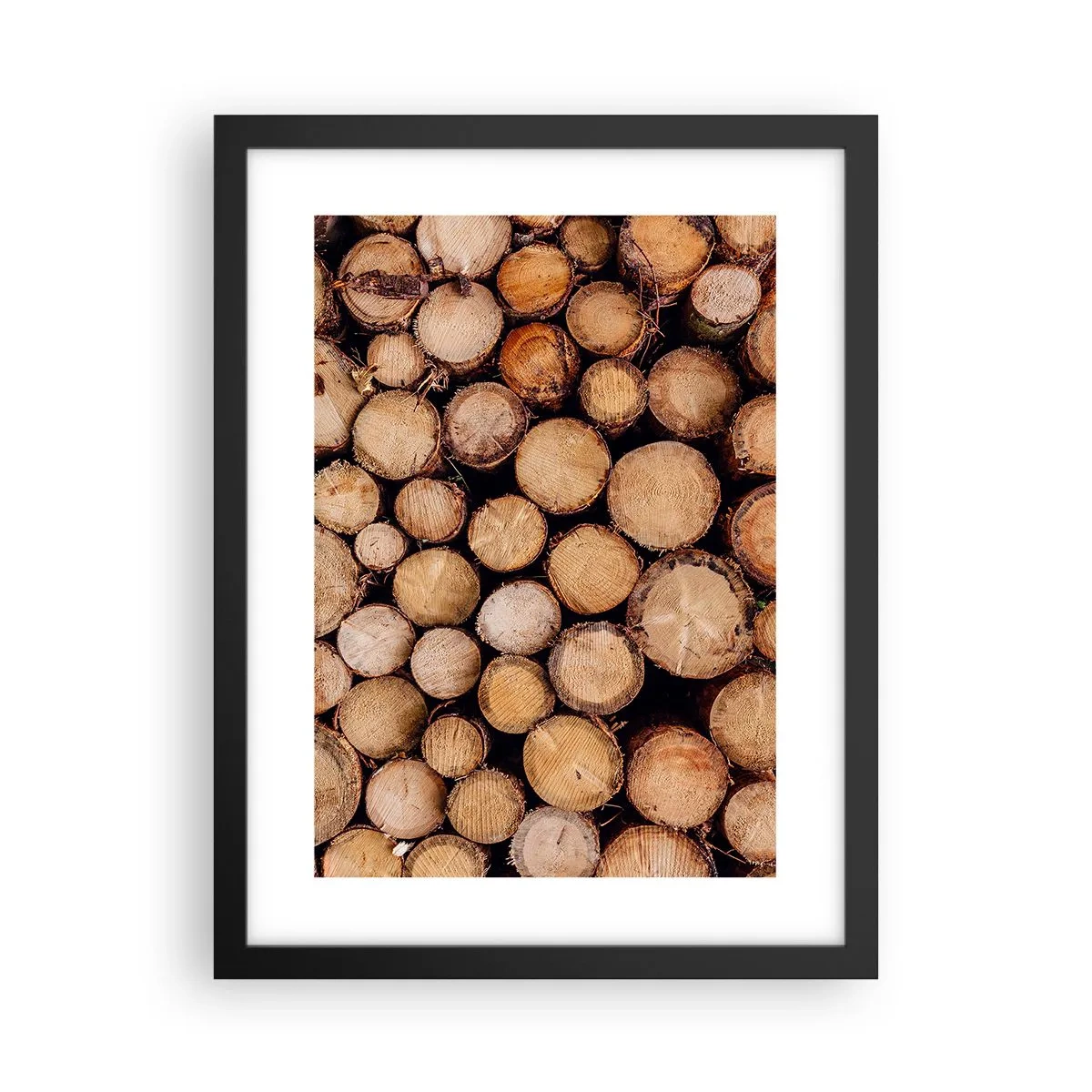 Pôster com moldura preta - Um novo começo - 30x40 cm