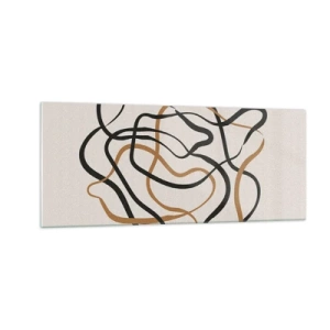 Quadro em vidro - Tudo deu errado - 100x40 cm