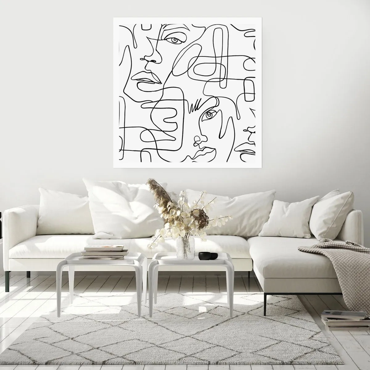 Pôster - Em emoções emaranhadas - 50x50 cm