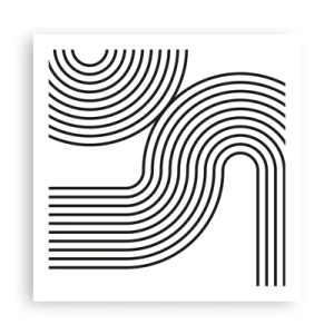 Pôster - Na curva - 60x60 cm