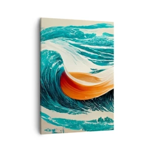Quadro em tela - O sonho de um surfista - 50x70 cm