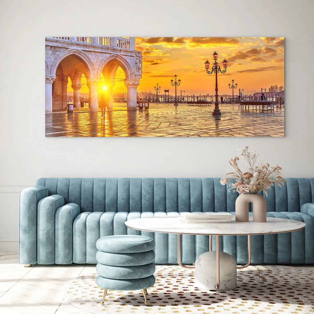 Quadro em vidro - Onde está todo mundo? - 120x50 cm