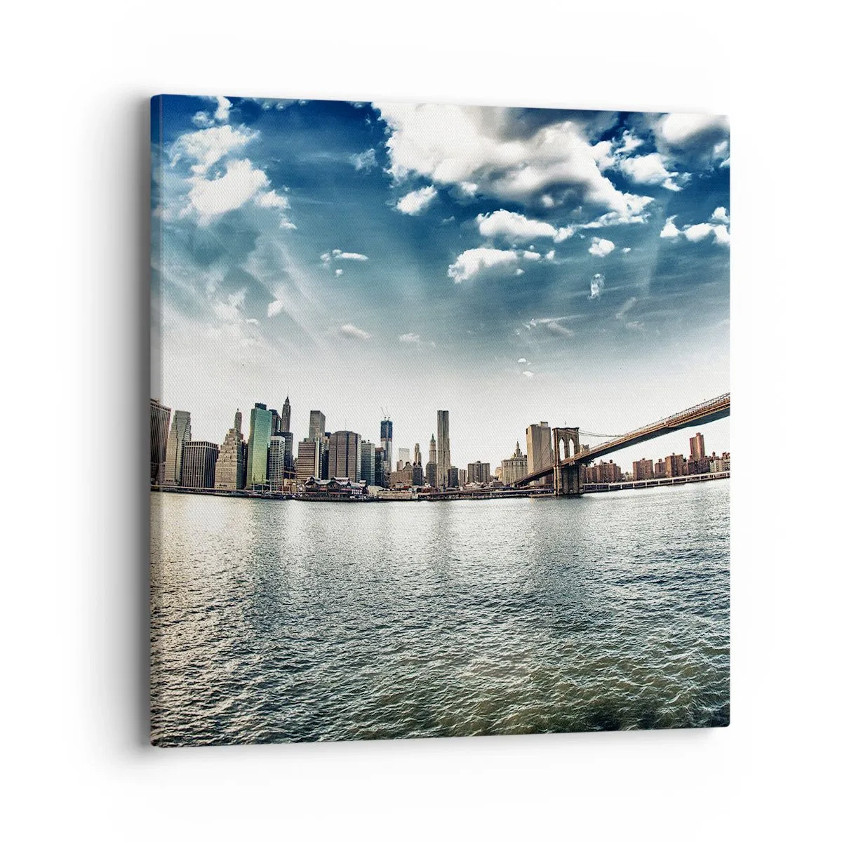 Quadro em tela - Ilha de Vidro - 40x40 cm