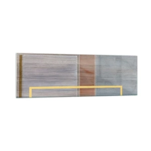 Quadro em vidro - Simples e calmo - 160x50 cm