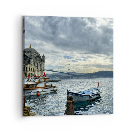 Quadro em tela - Na fronteira dos mundos - 70x70 cm