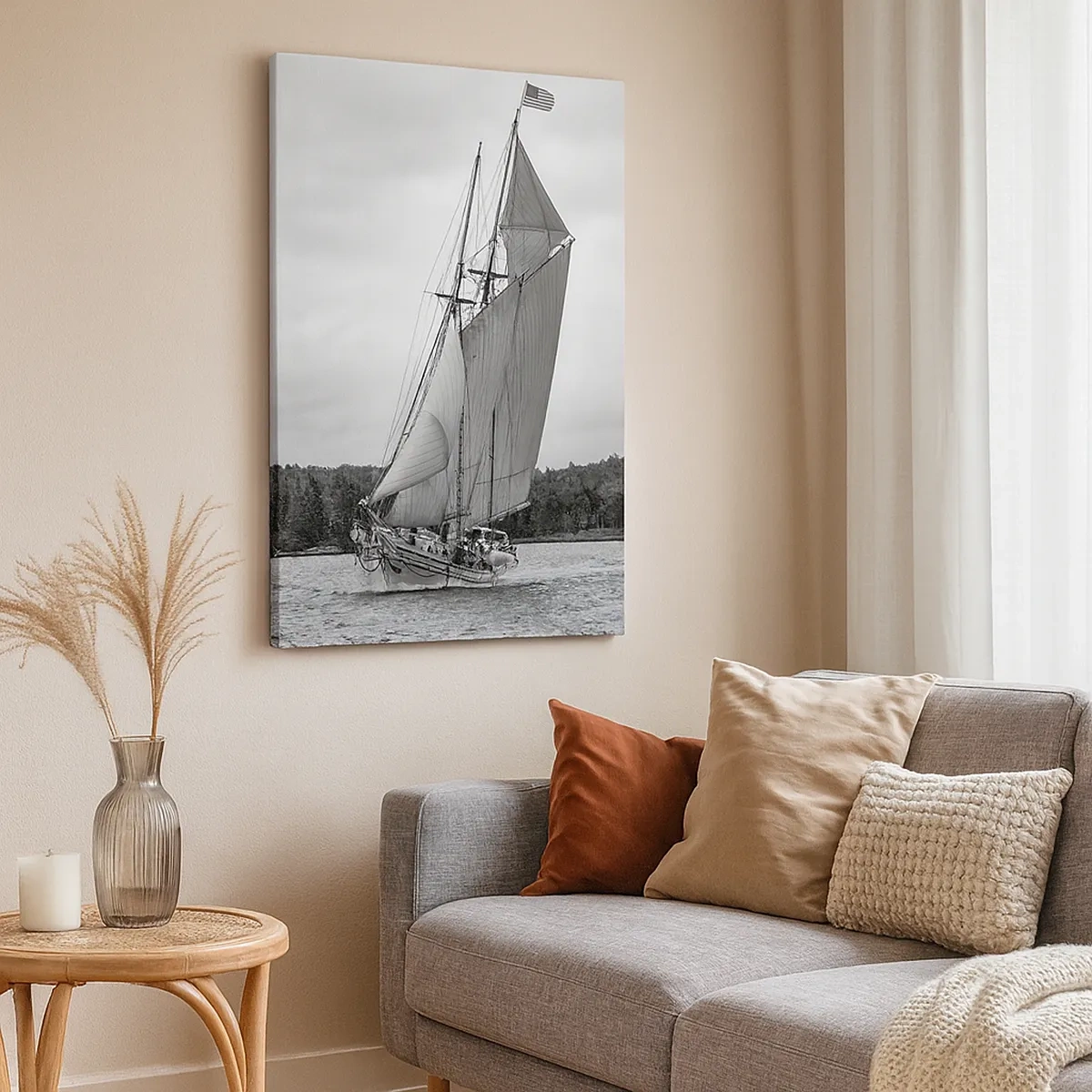 Quadro em tela - Irmãos do vento - 50x70 cm