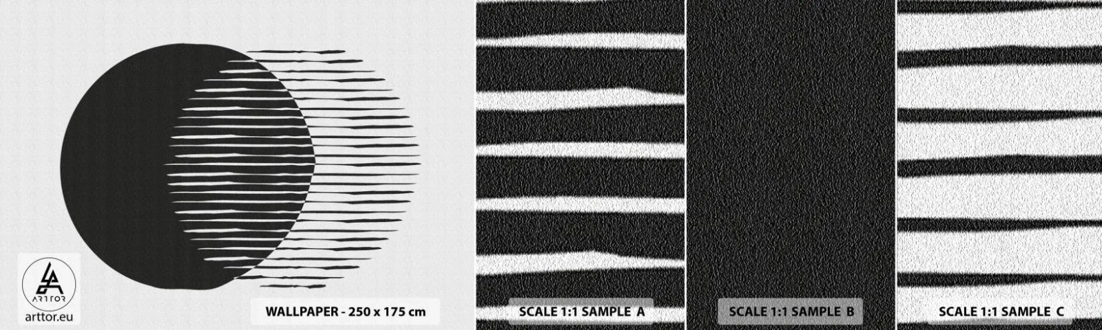 Amostra de papel de parede autocolante Deluxe Sticker - Seu alter ego - Sol, Rodas, Boho - 100x30 cm