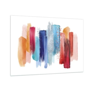 Quadro em vidro - Para cima e para baixo  - 100x70 cm