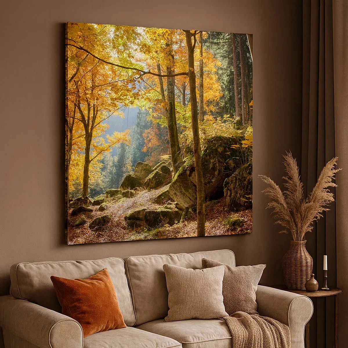 Quadro em tela - Tempo para descansar - 30x30 cm