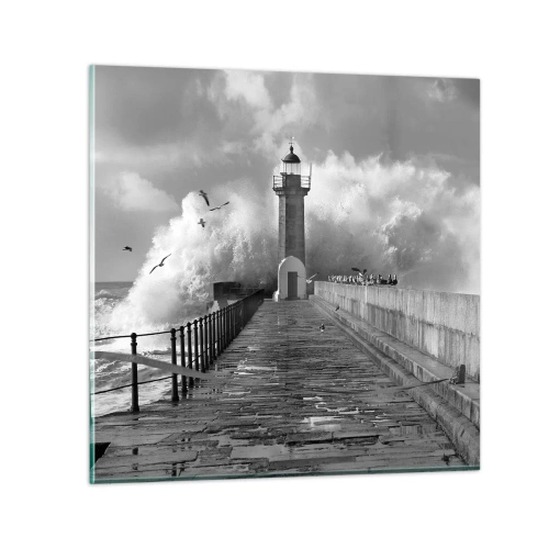 Quadro em vidro - Destemida - 70x70 cm