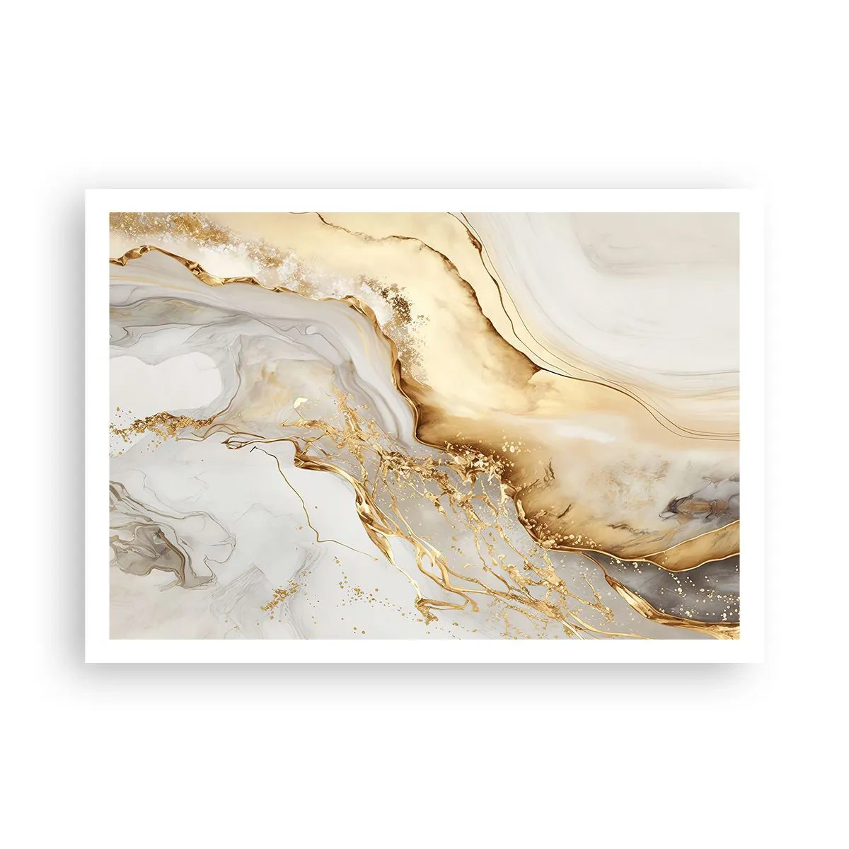 Pôster - Abstração: beleza e bondade - 100x70 cm