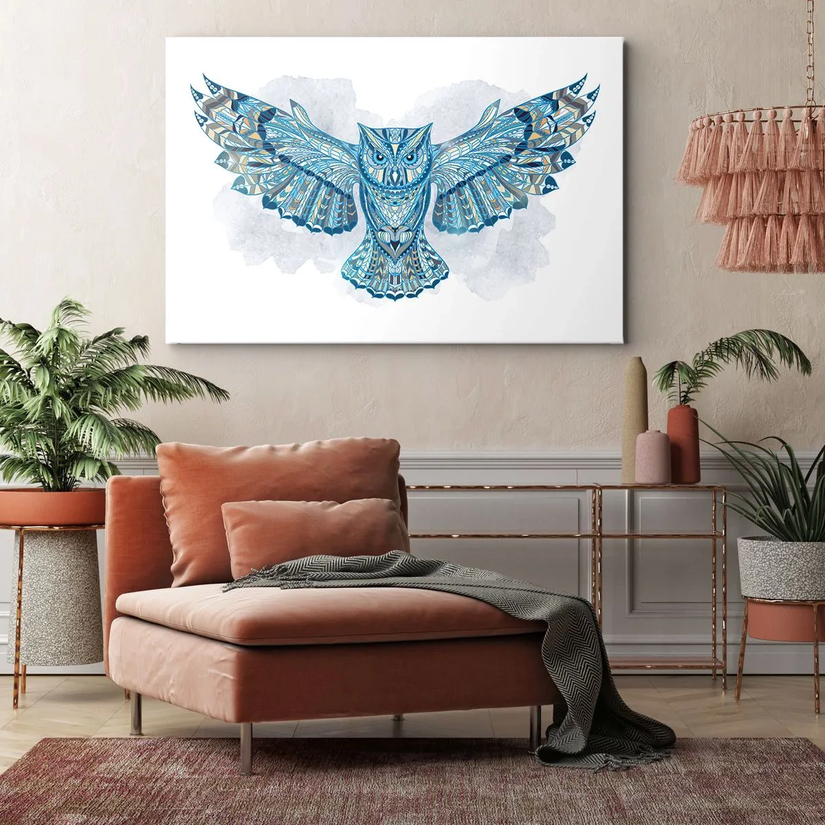 Quadro em tela - De um bosque sagrado celta - 120x80 cm