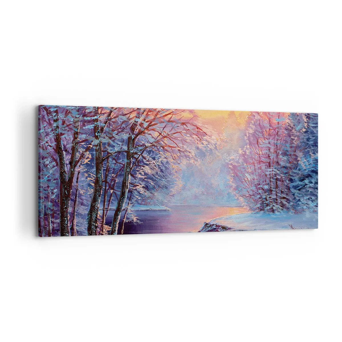 Quadro em tela - Cores do inverno - 120x50 cm