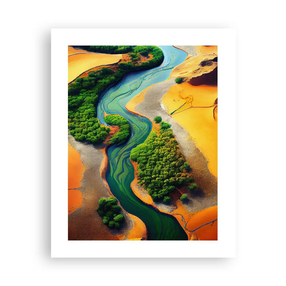 Pôster - Rio que dá vida - 40x50 cm