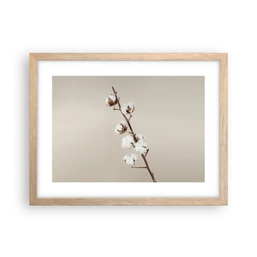 Pôster com moldura de carvalho claro - Na fonte da suavidade - 40x30 cm