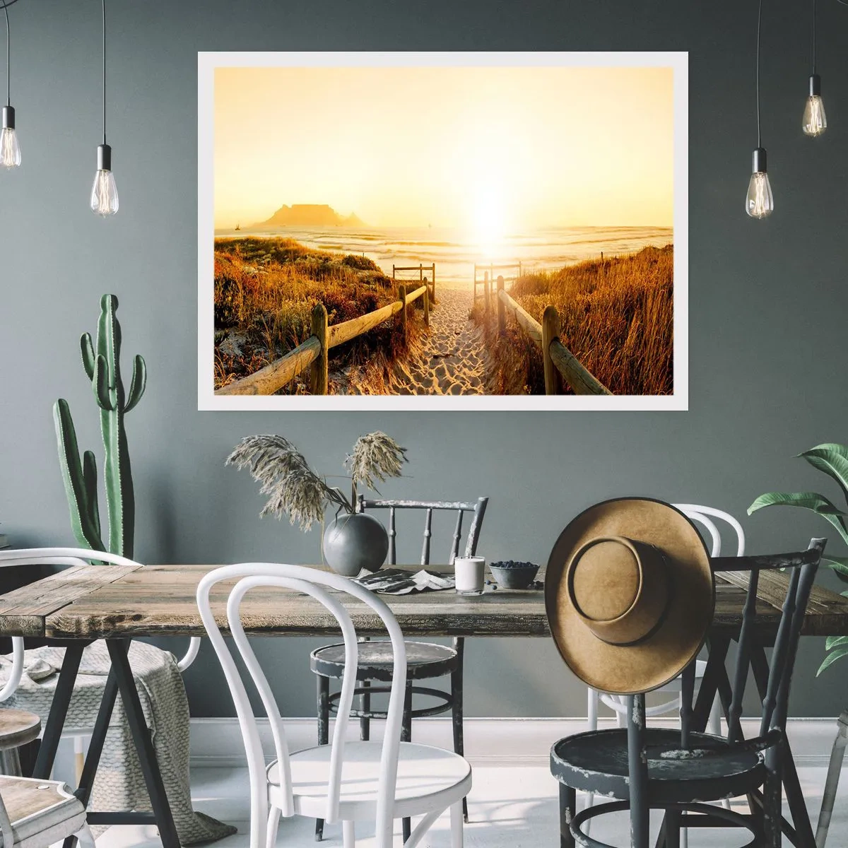 Pôster - Pelaa duna, em direção ao sol - 70x50 cm