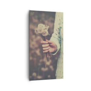 Quadro em tela - Fique com isto, por favor - 65x120 cm