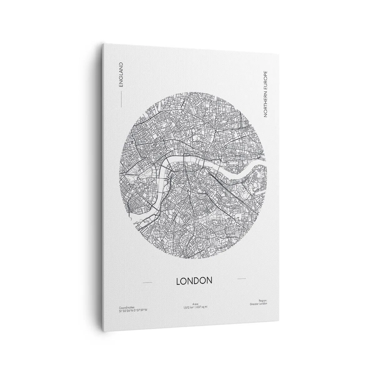 Quadro em tela - Anatomia de Londres - 70x100 cm