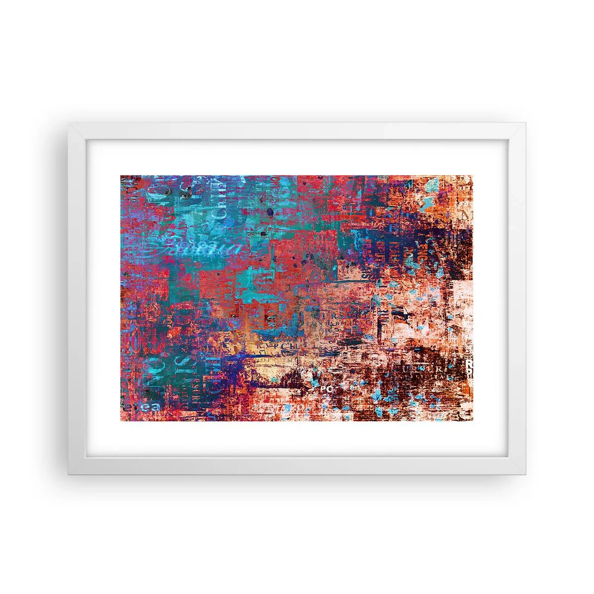 Pôster em moldura branca - Memória e esquecimento - 40x30 cm