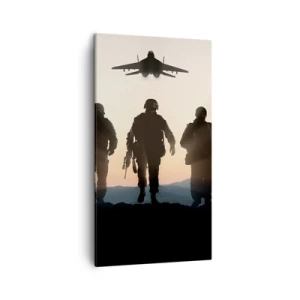 Quadro em tela - Bem-vindo ao nosso mundo - 45x80 cm