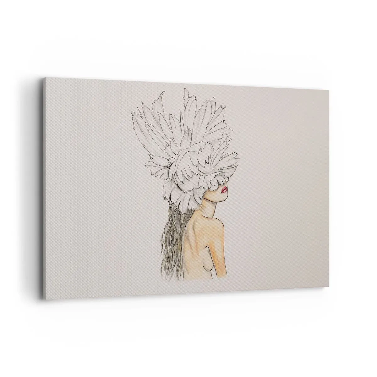 Quadro em tela - Beleza coroada - 120x80 cm