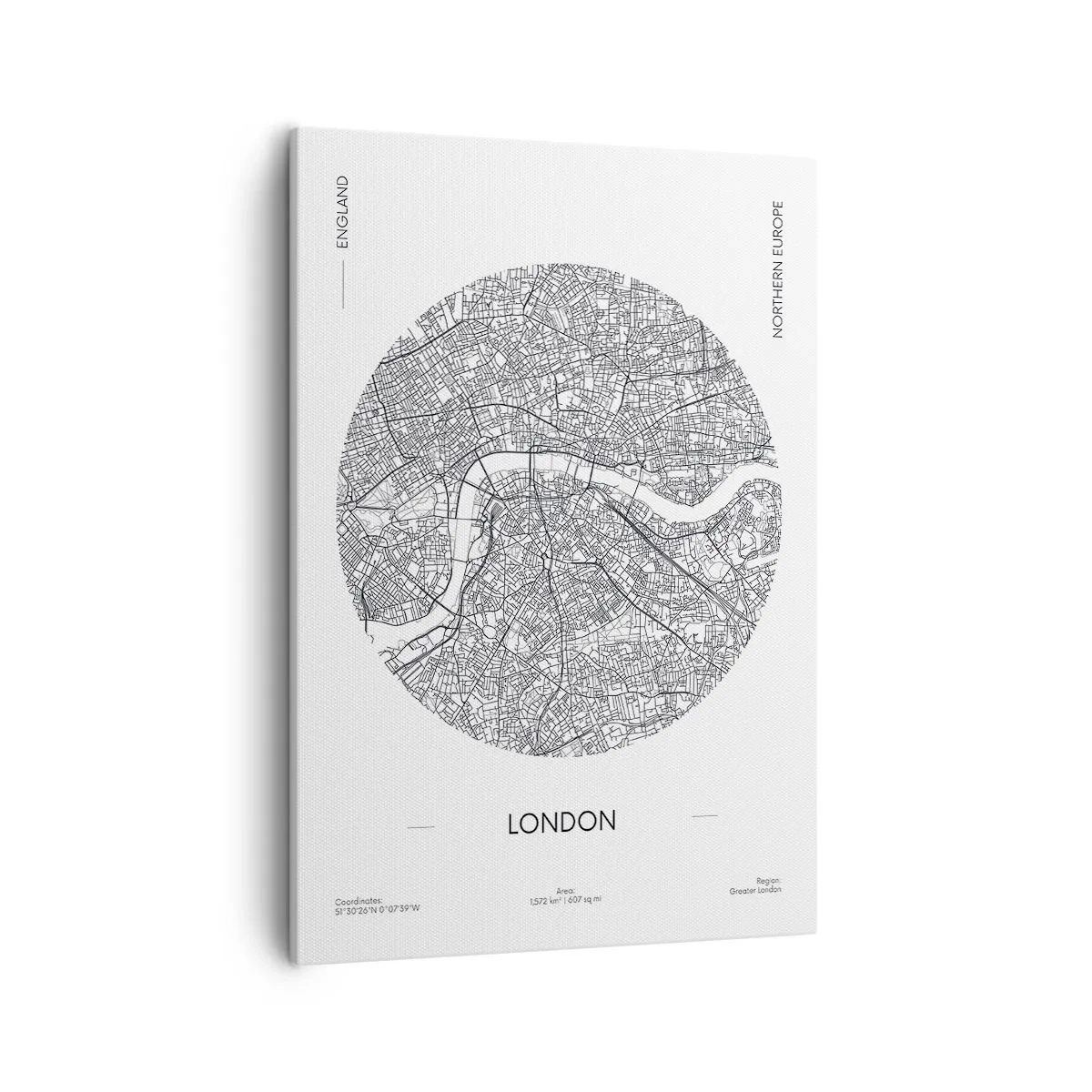 Quadro em tela - Anatomia de Londres - 50x70 cm