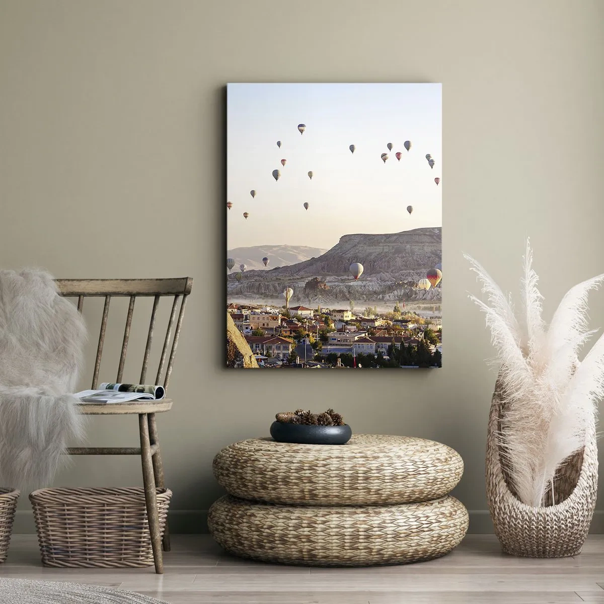 Quadro em tela - Como navios no céu - 50x70 cm