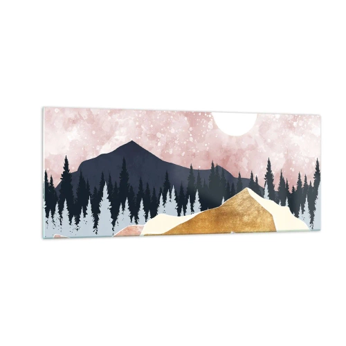 Quadro em vidro - Ronda Noturna - 100x40 cm