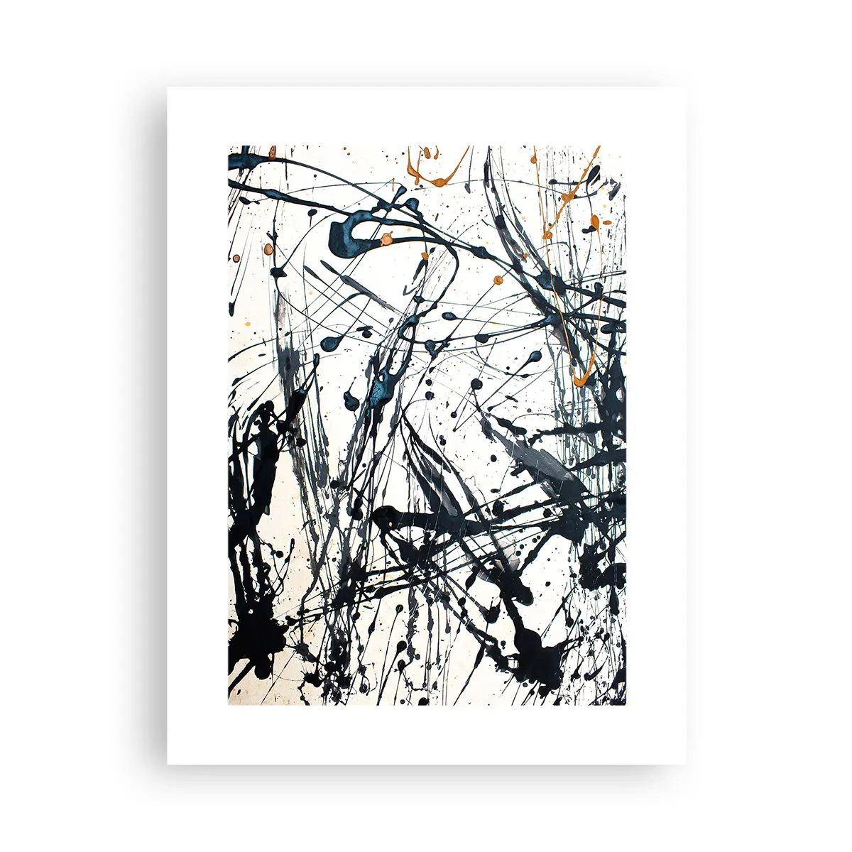 Pôster - Abstração expressionista - 30x40 cm