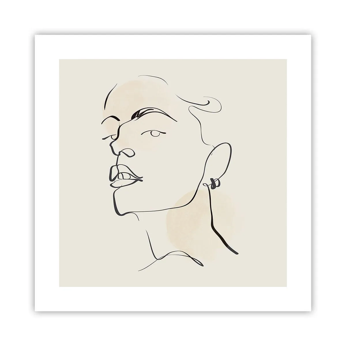 Pôster - Olhar orgulhoso - 40x40 cm