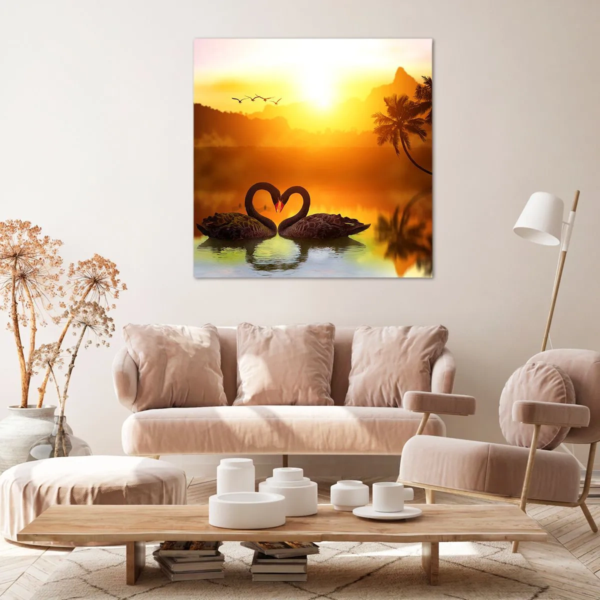 Quadro em tela - Tudo para o casal - 60x60 cm