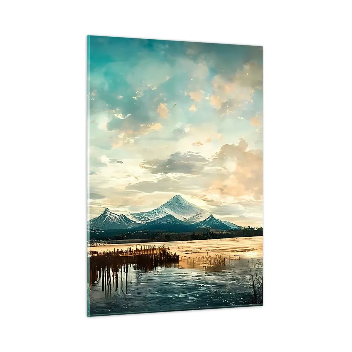 Quadro em vidro - Sob a proteção do céu - 50x70 cm